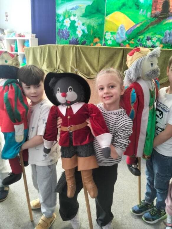 Teatrzyk „Kot w butach” w naszym przedszkolu